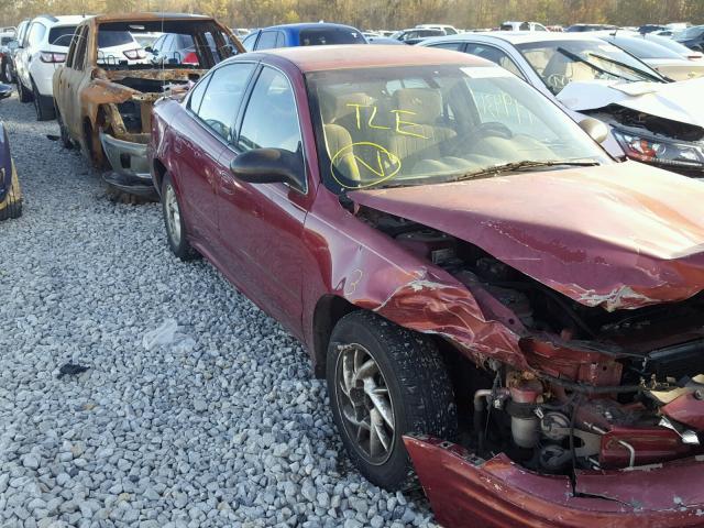 1G2NE52E95M137391 - 2005 PONTIAC GRAND AM S MAROON photo 1