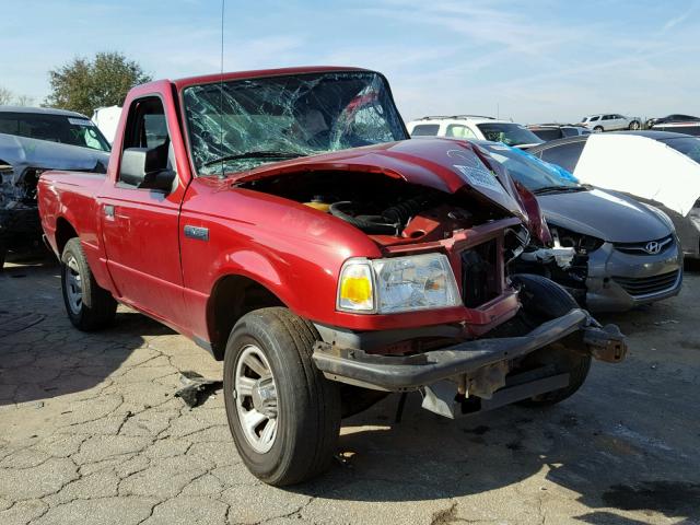 1FTYR10D38PA01650 - 2008 FORD RANGER RED photo 1