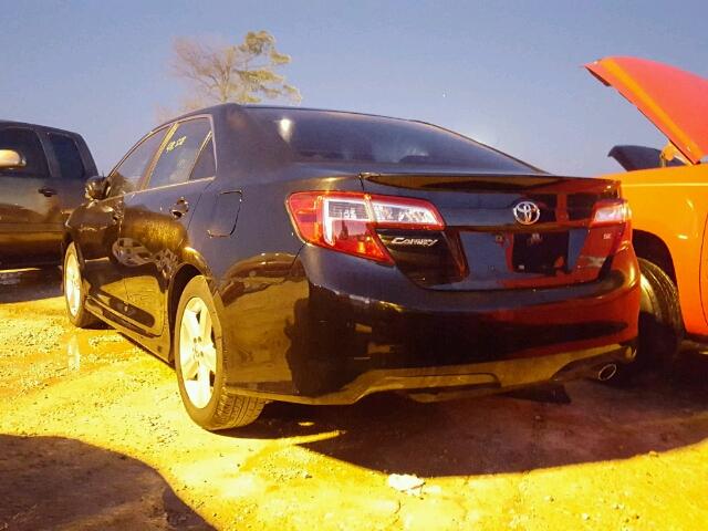 4T1BF1FK6DU293693 - 2013 TOYOTA CAMRY L BLACK photo 3