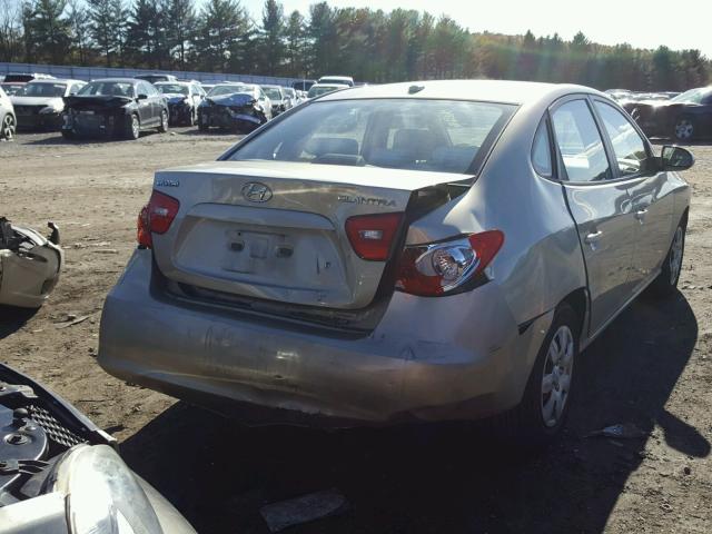 KMHDU46D68U432261 - 2008 HYUNDAI ELANTRA GL BEIGE photo 4