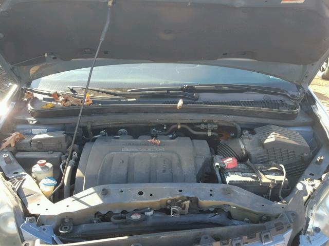 5FNRL38467B052557 - 2007 HONDA ODYSSEY EX BLUE photo 7
