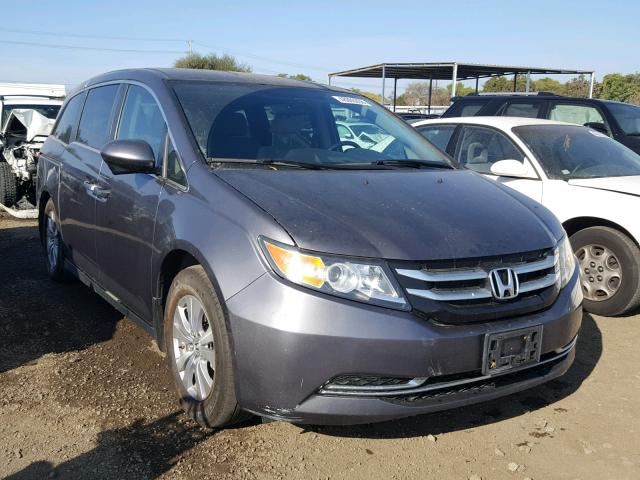 5FNRL5H32GB063381 - 2016 HONDA ODYSSEY SE GRAY photo 1