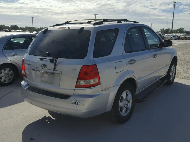 KNDJD733265614552 - 2006 KIA SORENTO SILVER photo 4