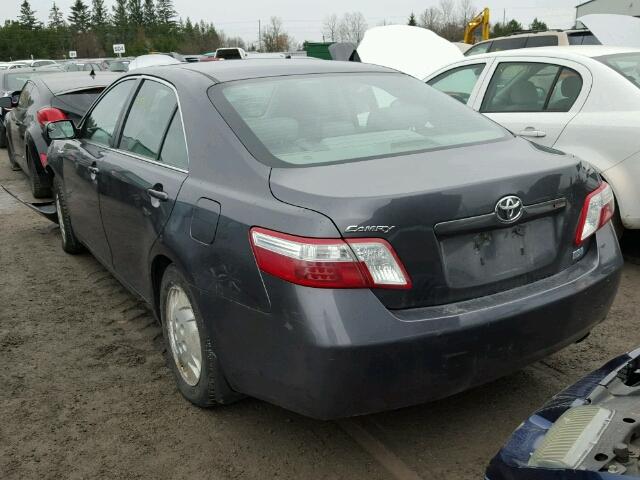 4T1BB46K49U090158 - 2009 TOYOTA CAMRY HYBR GRAY photo 3