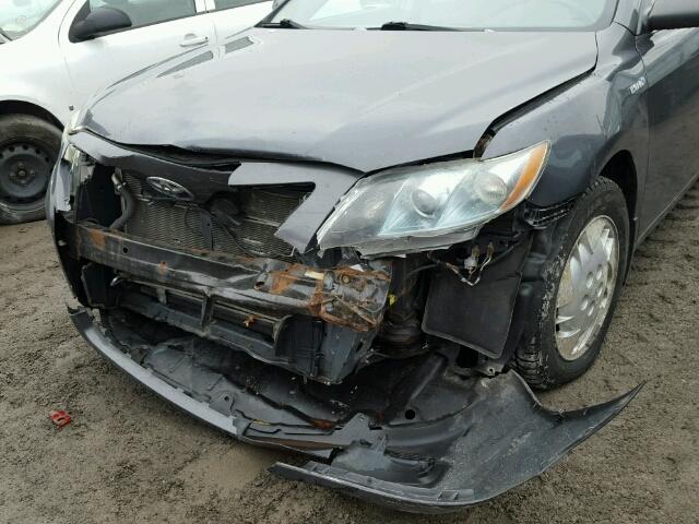 4T1BB46K49U090158 - 2009 TOYOTA CAMRY HYBR GRAY photo 9