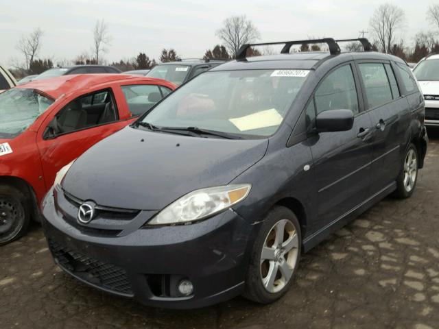 JM1CR293460120467 - 2006 MAZDA 5 GRAY photo 2