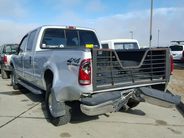 1FTNW21F81EB60733 - 2001 FORD F250 SUPER SILVER photo 3