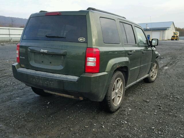 1J8FF28W58D514405 - 2008 JEEP PATRIOT SP BROWN photo 4