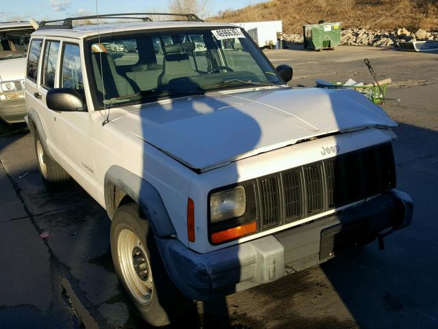 1J4FF28S0YL257349 - 2000 JEEP CHEROKEE S WHITE photo 1