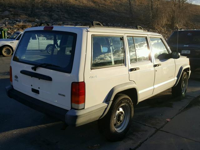 1J4FF28S0YL257349 - 2000 JEEP CHEROKEE S WHITE photo 4