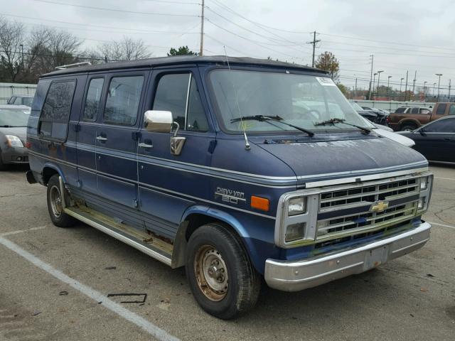 2GBEG25H9J4158017 - 1988 CHEVROLET G20 BLUE photo 1