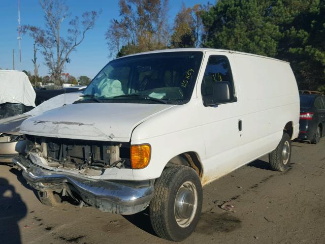 1FTNE24L05HA29045 - 2005 FORD ECONOLINE WHITE photo 2