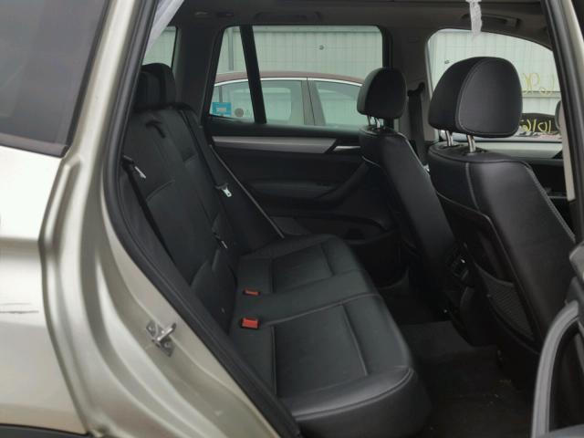 5UXWX5C58BL709172 - 2011 BMW X3 XDRIVE2 Srebrny zdjęcie 6