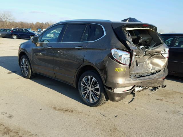 LRBFXFSX6HD030299 - 2017 BUICK ENVISION P BROWN photo 3