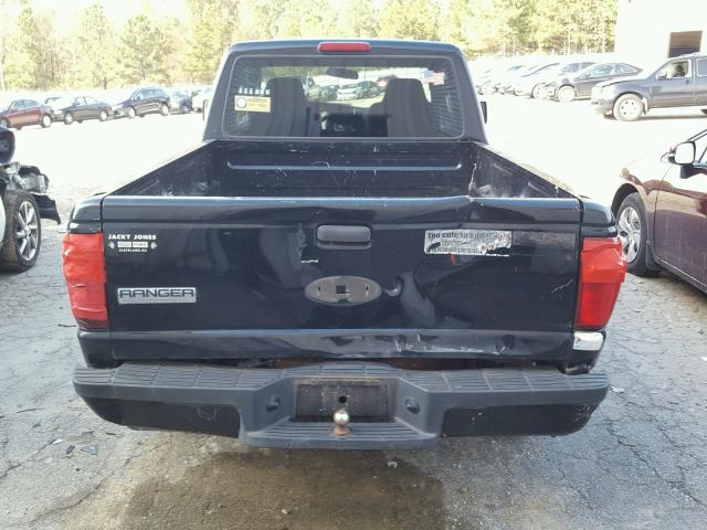 1FTYR14U27PA07688 - 2007 FORD RANGER SUP BLACK photo 6