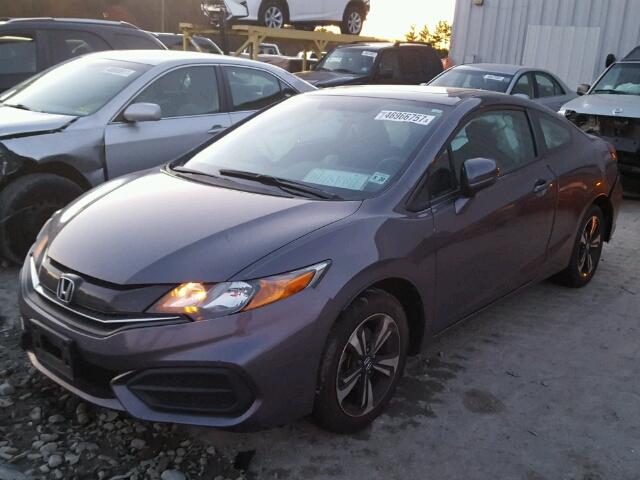 2HGFG3B80FH522126 - 2015 HONDA CIVIC EX BLACK photo 2