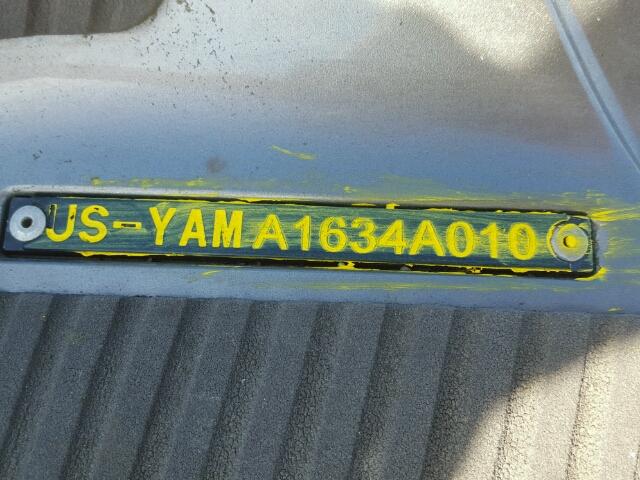 YAMA1634A010 - 2010 YAMAHA WAVERUNNER GRAY photo 10