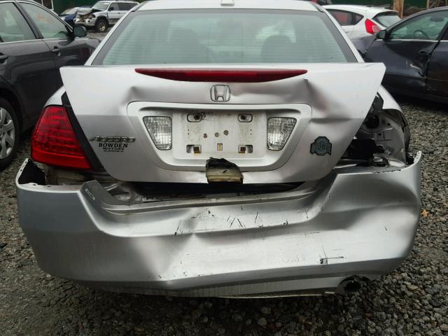 1HGCM56896A155131 - 2006 HONDA ACCORD EX SILVER photo 9