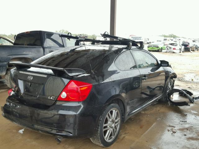 JTKDE177070175220 - 2007 TOYOTA SCION TC BLACK photo 4