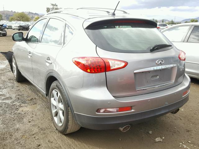 JNKAJ09F78M353489 - 2008 INFINITI EX35 BASE GRAY photo 3