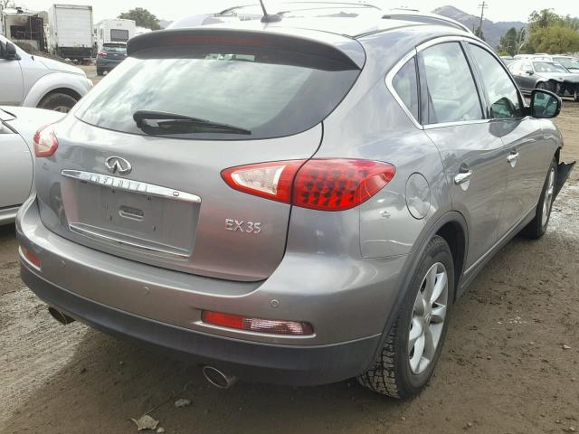 JNKAJ09F78M353489 - 2008 INFINITI EX35 BASE GRAY photo 4