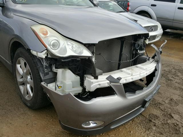 JNKAJ09F78M353489 - 2008 INFINITI EX35 BASE GRAY photo 9