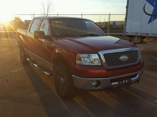 1FTPW14V57FA43491 - 2007 FORD F150 SUPER RED photo 1