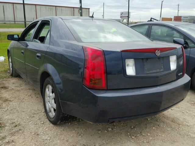 1G6DM57T860213633 - 2006 CADILLAC CTS BLUE photo 3