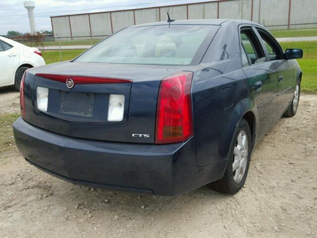 1G6DM57T860213633 - 2006 CADILLAC CTS BLUE photo 4