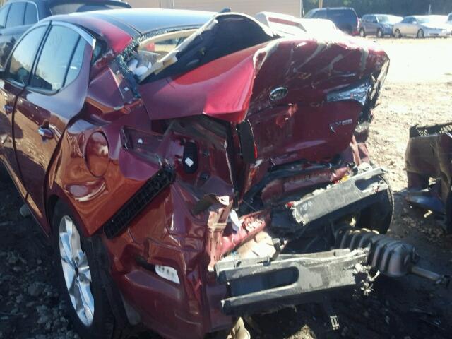 KNAGN4A7XB5176138 - 2011 KIA OPTIMA EX RED photo 9