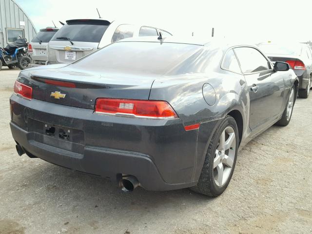 2G1FF1E30F9303224 - 2015 CHEVROLET CAMARO LT GRAY photo 4