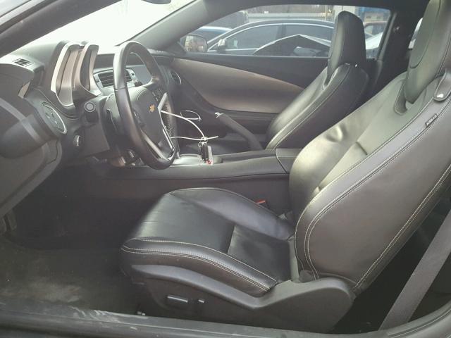 2G1FF1E30F9303224 - 2015 CHEVROLET CAMARO LT GRAY photo 5