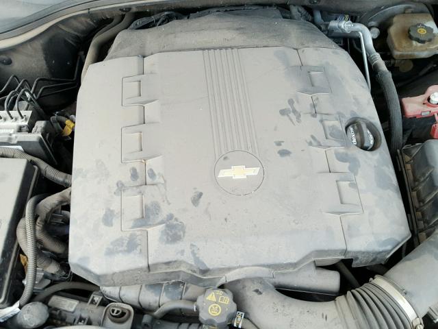 2G1FF1E30F9303224 - 2015 CHEVROLET CAMARO LT GRAY photo 7