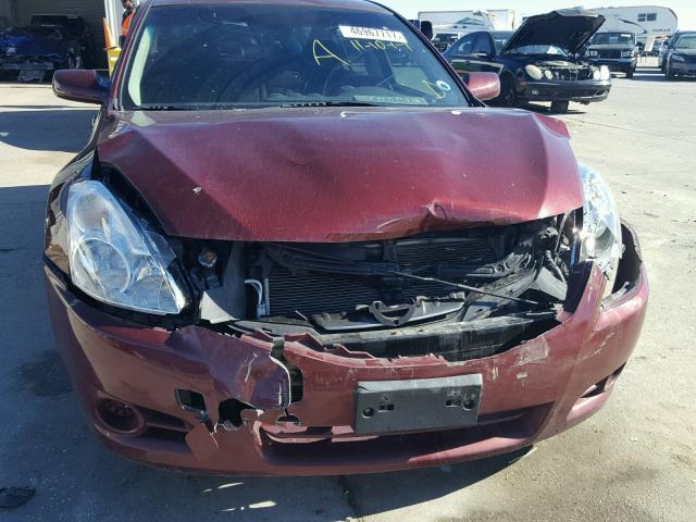 1N4AL2AP6BN505989 - 2011 NISSAN ALTIMA BAS MAROON photo 9