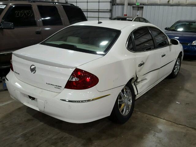 2G4WD582461129675 - 2006 BUICK LACROSSE C WHITE photo 4