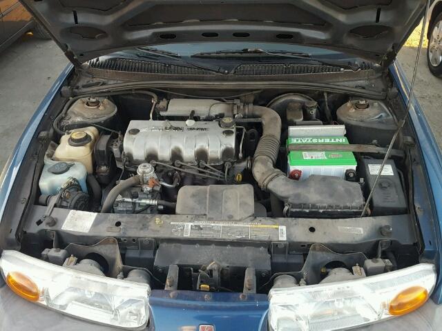 1G8ZF5288YZ120510 - 2000 SATURN SL BLUE photo 7