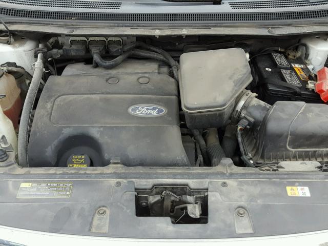 2FMDK4KC8CBA63100 - 2012 FORD EDGE LIMIT WHITE photo 7