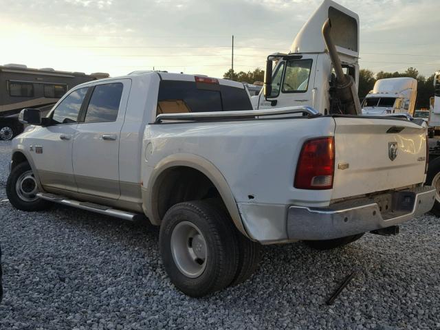 3D73Y4HL1AG162170 - 2010 DODGE RAM 3500 WHITE photo 3