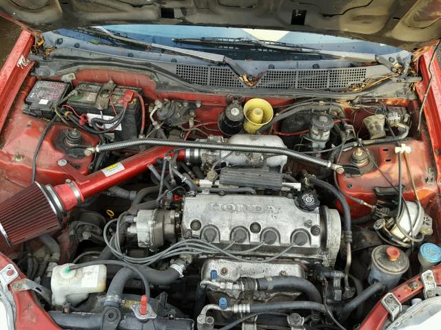 1HGEJ8243XL061595 - 1999 HONDA CIVIC EX RED photo 7