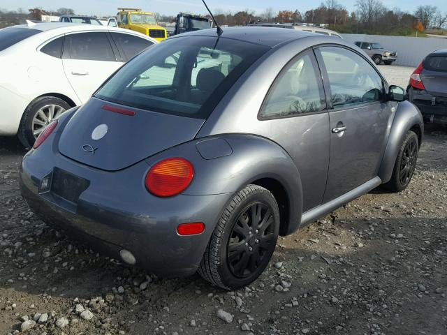 3VWBK21C83M402399 - 2003 VOLKSWAGEN NEW BEETLE GRAY photo 4