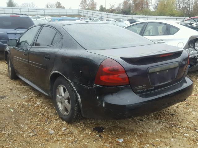 2G2WP552671149707 - 2007 PONTIAC GRAND PRIX BLACK photo 3