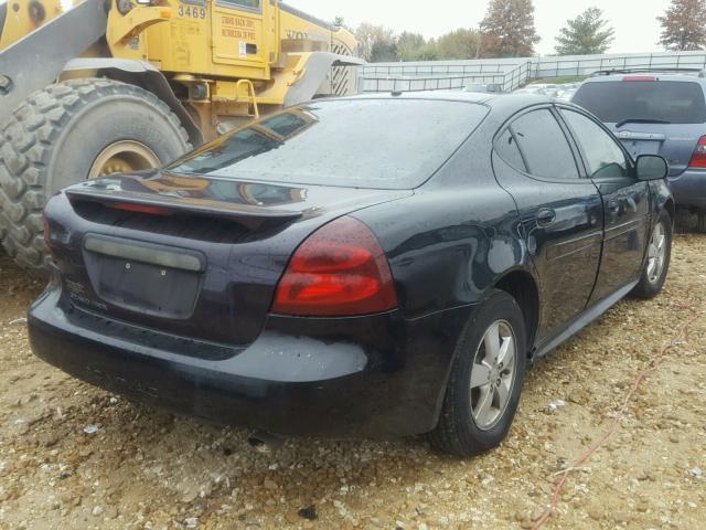 2G2WP552671149707 - 2007 PONTIAC GRAND PRIX BLACK photo 4