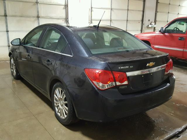 1G1PH5SB7D7163589 - 2013 CHEVROLET CRUZE ECO BLACK photo 3