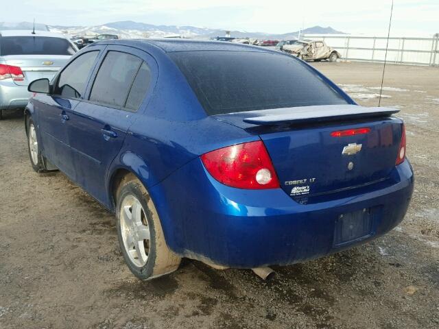 1G1AL55F067612956 - 2006 CHEVROLET COBALT LT BLUE photo 3