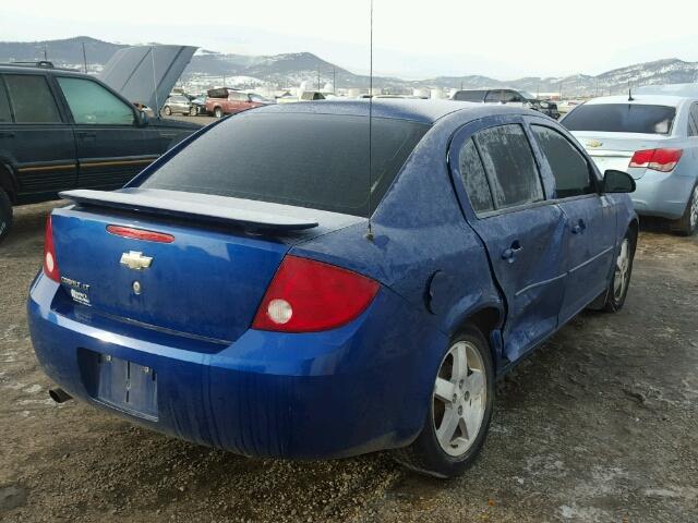 1G1AL55F067612956 - 2006 CHEVROLET COBALT LT BLUE photo 4