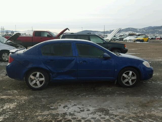 1G1AL55F067612956 - 2006 CHEVROLET COBALT LT BLUE photo 9