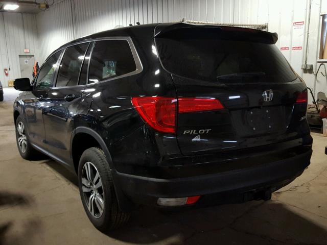 5FNYF6H55GB079262 - 2016 HONDA PILOT EXL BLACK photo 3