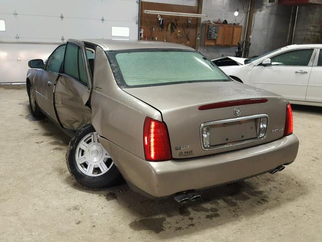 1G6KD54Y24U119647 - 2004 CADILLAC DEVILLE TAN photo 3