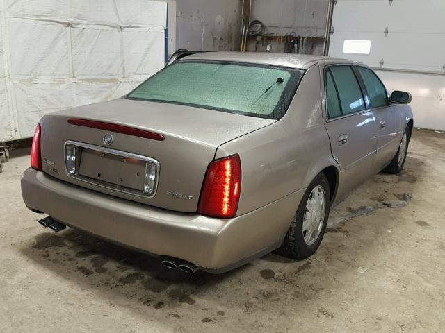 1G6KD54Y24U119647 - 2004 CADILLAC DEVILLE TAN photo 4