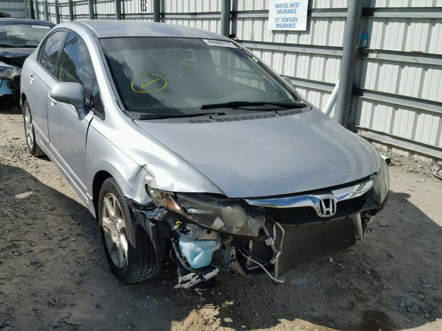 2HGFA16549H529817 - 2009 HONDA CIVIC LX SILVER photo 1